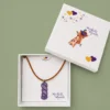 Brown Natura Skein Necklace