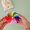 "Flower of Inspiration" Color Palette – exclusive design, hand-finished by Mostacita Moraíta