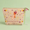 Pouch “I knit the roots of my dreams”