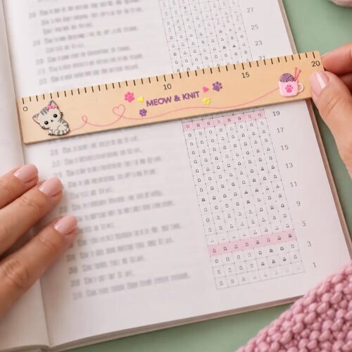 Meow & Knit Magnetic Pattern Guide – detail 2