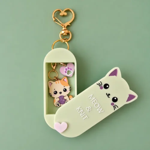 Cajita organizadora Meow & Knit