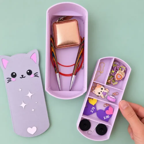 Alternative view of Caja organizadora Deluxe Meow & Knit