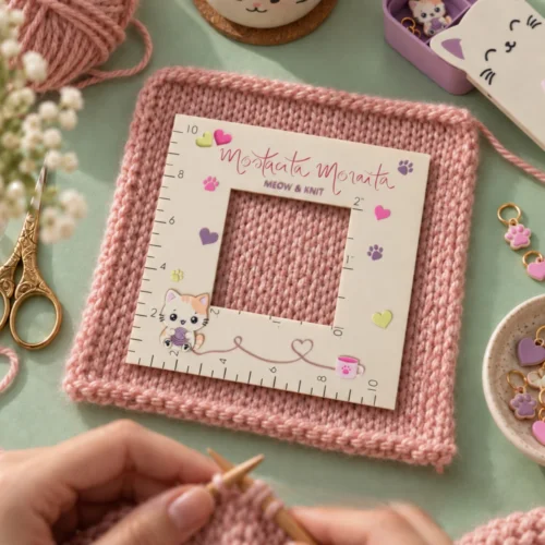 Meow & Knit Tension Gauge – detail 2