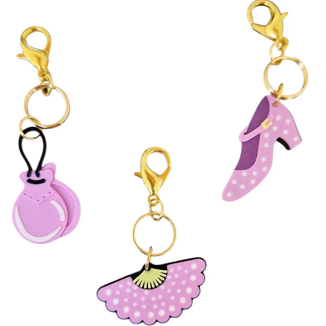 Flamenco Stitch Markers – detail 5